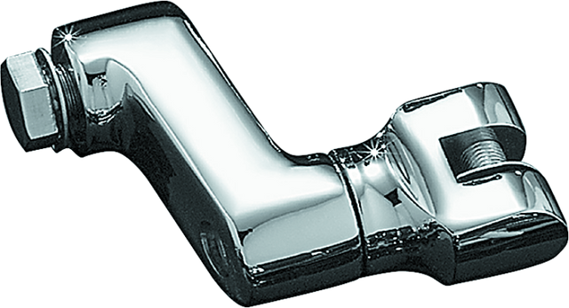 Kuryakyn Offset Peg Mount With 1/2in-13 Mount Bolts Chrome (Pair) Kuryakyn Footpegs  AXOPROS