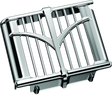 Kuryakyn Oil Cooler Cover 14-23 Indian Models Chrome Kuryakyn Other Body Components  AXOPROS
