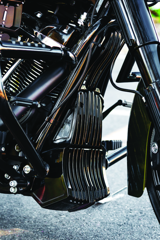 Kuryakyn Oil Cooler Cover Milwaukee-8 Black Kuryakyn Other Body Components  AXOPROS