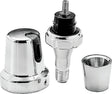 Kuryakyn Oil Sender Switch Cover Single Wire 84-99 Big Twins Chrome Kuryakyn Switch Panels  AXOPROS