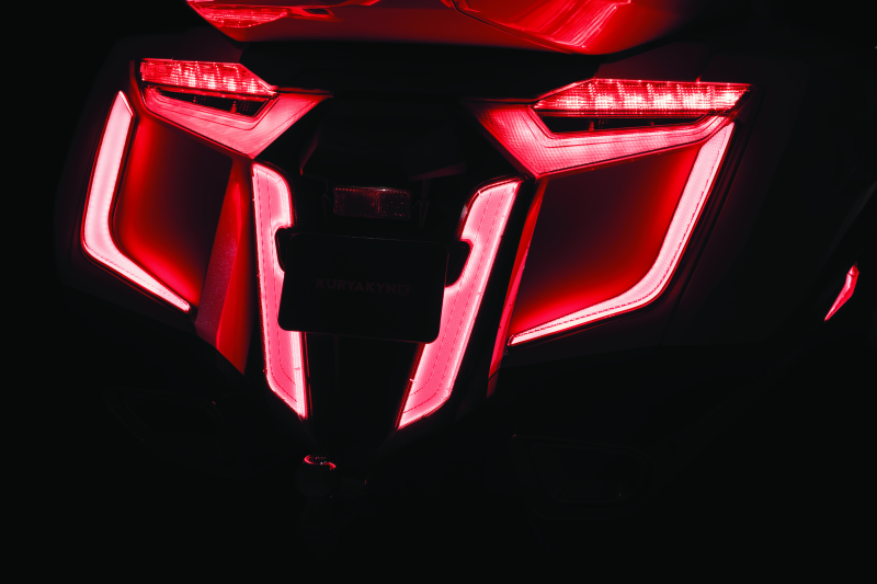 Kuryakyn Omni L.E.D Rear Fender Cover 18-20 GL1800 Satin Black Kuryakyn Exterior Trim  AXOPROS