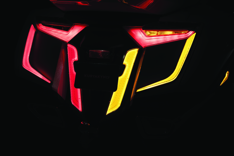 Kuryakyn Omni L.E.D Rear Fender Cover 18-20 GL1800 Satin Black Kuryakyn Exterior Trim  AXOPROS