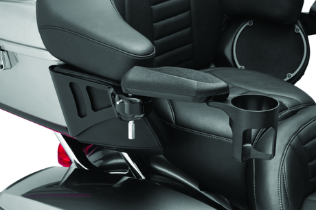 Kuryakyn Passenger Armrest 14-Up Touring & Tri Glide Black Kuryakyn Armrests  AXOPROS