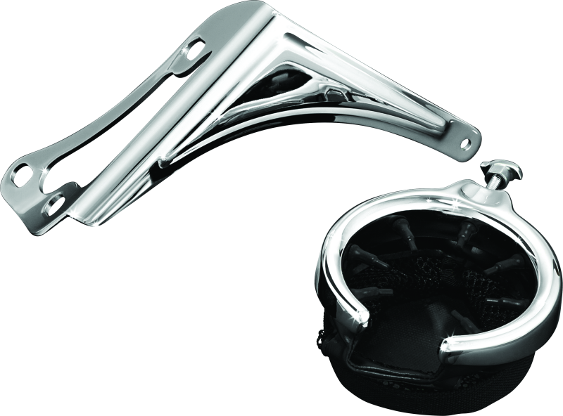 Kuryakyn Passenger Drink Holder With Basket 98-13 Touring Right Side Chrome Kuryakyn Cup Holders  AXOPROS