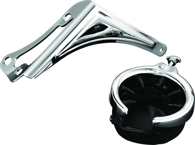 Kuryakyn Passenger Drink Holder With Basket 98-13 Touring Right Side Chrome Kuryakyn Cup Holders  AXOPROS