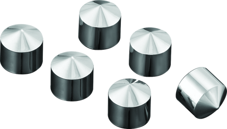 Kuryakyn Peaked Rocker Box Bolt Covers 6 Piece Twin Cam & Milwaukee-8 Kuryakyn Bolts  AXOPROS