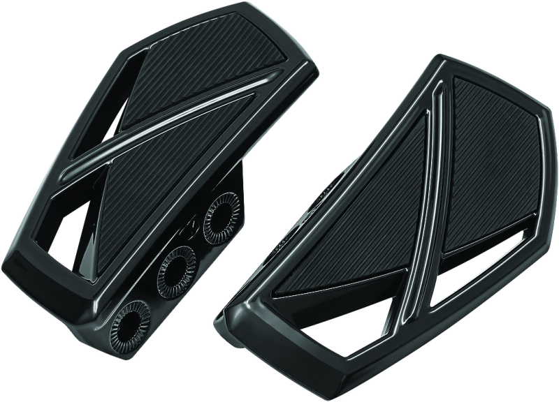 Kuryakyn Phantom Mini Boards Black Kuryakyn Running Boards  AXOPROS