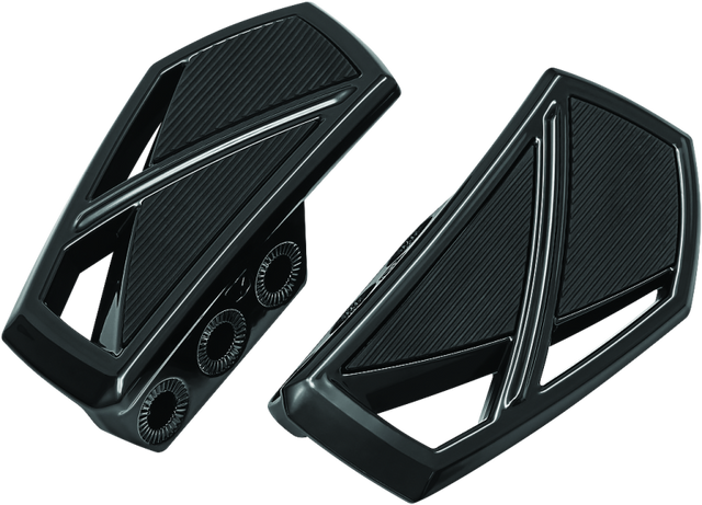 Kuryakyn Phantom Mini Boards Black Kuryakyn Running Boards  AXOPROS