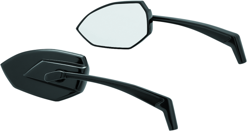 Kuryakyn Phantom Mirrors Gloss Black Kuryakyn Rear View Mirrors  AXOPROS