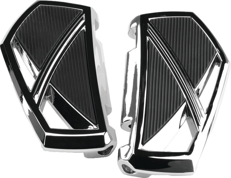 Kuryakyn Phantom Passenger Boards For Harley-Davidson Chrome Kuryakyn Running Boards  AXOPROS