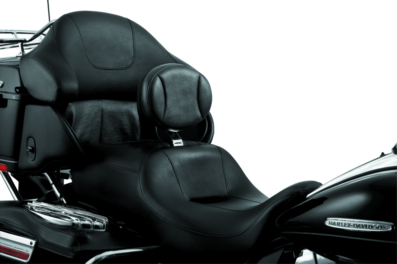 Kuryakyn Plug-In Driver Backrest 97-Up Touring Chrome Kuryakyn Seats  AXOPROS