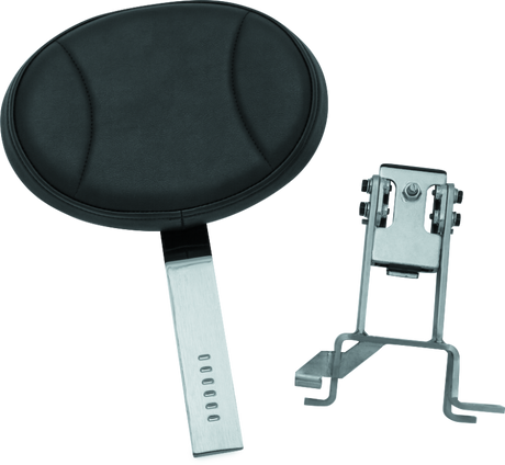 Kuryakyn Plug-N-Go Driver Backrest 14-Up Indian Black Pad, Chrome Kuryakyn Seats  AXOPROS