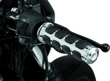 Kuryakyn Premium ISO Grips Without Throttle Boss Throttle-By-Wire Chrome Kuryakyn Grips  AXOPROS