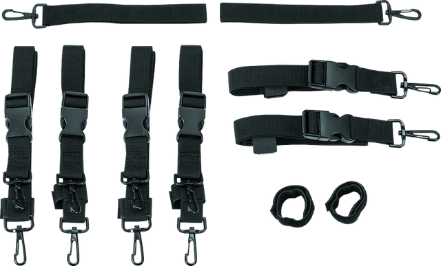 Kuryakyn Premium Luggage Strap Kit Kuryakyn Bags - Saddlebags  AXOPROS