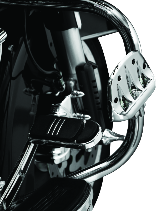 Kuryakyn Premium Mini Board With Male Mount Adapter Chrome Kuryakyn Running Boards  AXOPROS