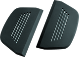 Kuryakyn Premium Passenger Board Inserts 86-Up Touring Models Black Kuryakyn Footpegs  AXOPROS