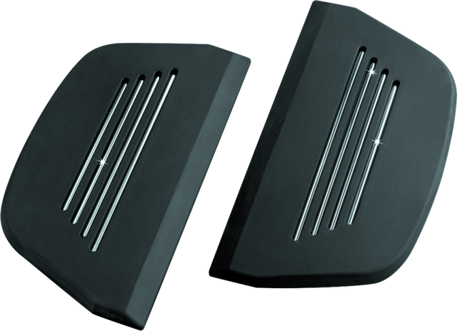 Kuryakyn Premium Passenger Board Inserts 86-Up Touring Models Black Kuryakyn Footpegs  AXOPROS