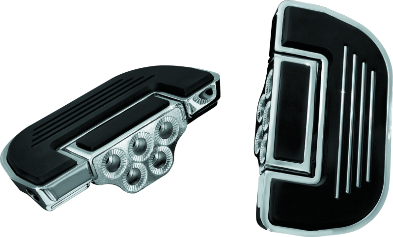 Kuryakyn Premium Ribbed Floorboards Without Adapter Chrome Kuryakyn Footpegs  AXOPROS