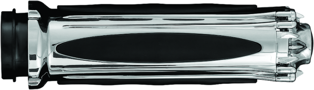 Kuryakyn Premium Zombie Grips Without Throttle Boss Dual Cable Chrome Kuryakyn Grips  AXOPROS