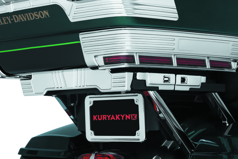 Kuryakyn Quick Adjust Tour-Pak Relocator 14-Up Touring Chrome Kuryakyn Cargo Organization  AXOPROS