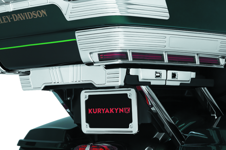 Kuryakyn Quick Adjust Tour-Pak Relocator 14-Up Touring Chrome Kuryakyn Cargo Organization  AXOPROS