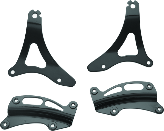 Kuryakyn Quick Release Attachment Point Kit 14-Up Touring Models Black Kuryakyn Cargo Organization  AXOPROS