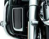 Kuryakyn Radiator Grills For Twin Cooled Models Chrome & Black (Pair) Kuryakyn Exterior Trim  AXOPROS