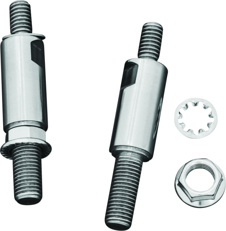 Kuryakyn Raised Mirror Adaptors Metric Models (Excluding Yamaha) Chrome Kuryakyn Rear View Mirrors  AXOPROS