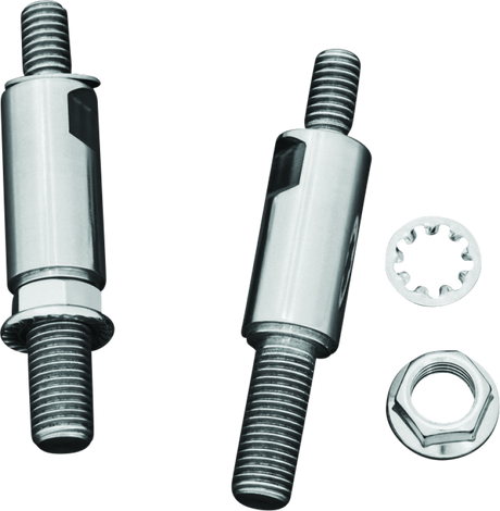 Kuryakyn Raised Mirror Adaptors Metric Models (Excluding Yamaha) Chrome Kuryakyn Rear View Mirrors  AXOPROS