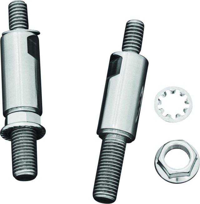 Kuryakyn Raised Mirror Adaptors Metric Models (Excluding Yamaha) Chrome Kuryakyn Rear View Mirrors  AXOPROS