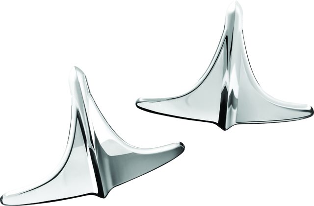 Kuryakyn Rear Fender Accents, Leading Edge, Chrome Kuryakyn Exterior Trim  AXOPROS