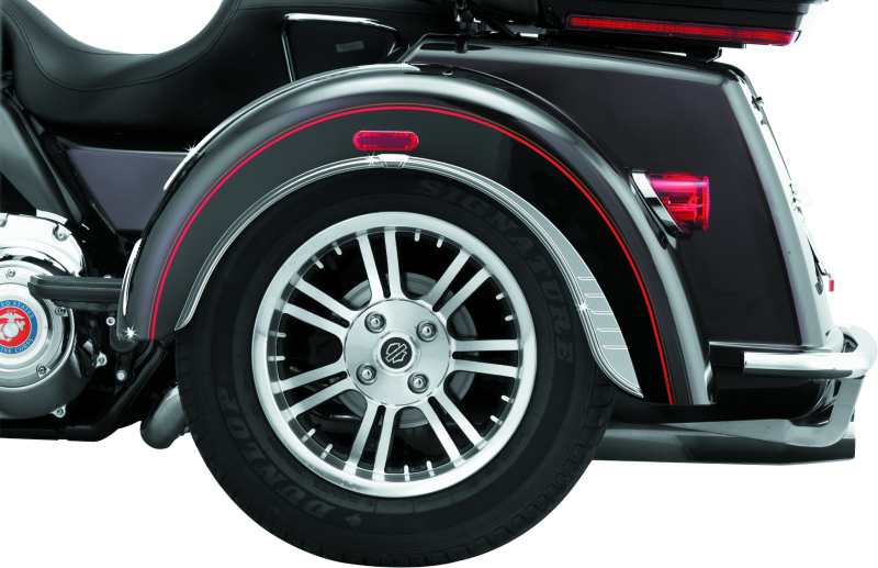 Kuryakyn Rear Fender Flares For Trikes Chrome Kuryakyn Exterior Trim  AXOPROS