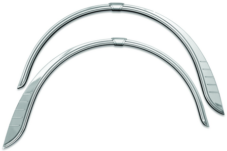 Kuryakyn Rear Fender Flares For Trikes Chrome Kuryakyn Exterior Trim  AXOPROS