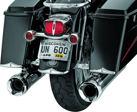 Kuryakyn Rear Fender Or Saddlebag Accent Tips Chrome (Pair) Kuryakyn Bags - Saddlebags  AXOPROS
