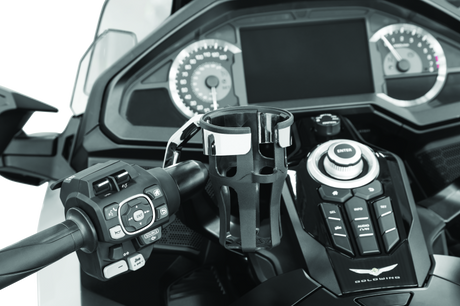 Kuryakyn Reflex Drink Handlebar Honda Goldwing DCT Left Side Mount Chrome Kuryakyn Cup Holders  AXOPROS