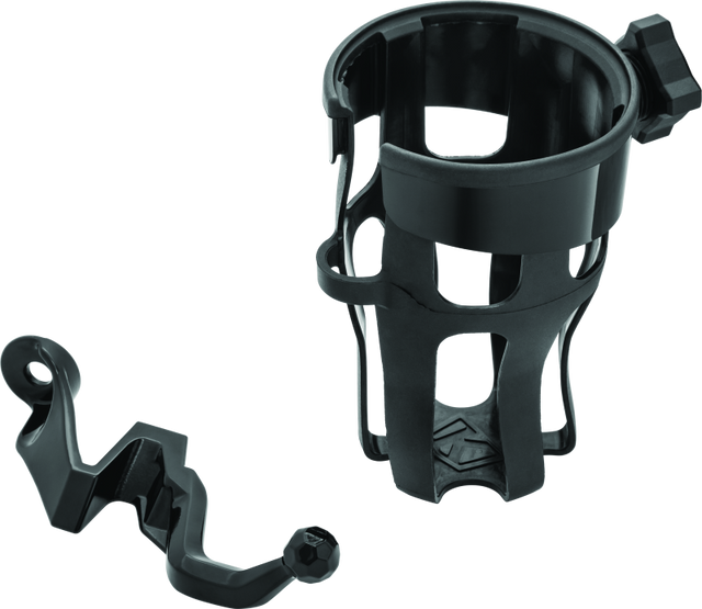 Kuryakyn Reflex Drink Holder-Passenger Mount Black Kuryakyn Cup Holders  AXOPROS
