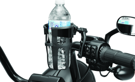 Kuryakyn Reflex Drink Holder-Perch Mount Black Kuryakyn Cup Holders  AXOPROS