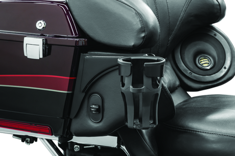 Kuryakyn Reflex Drink Holder-Passenger Mount Black Kuryakyn Cup Holders  AXOPROS