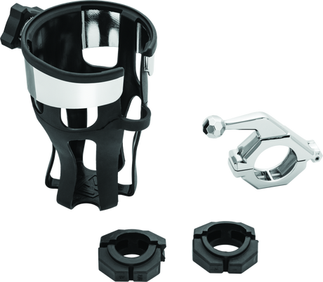 Kuryakyn Universal Reflex Drink Holder With Bar Mount Chrome Kuryakyn Cup Holders  AXOPROS