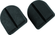 Kuryakyn Replacement Rubber For Stirrup Heel Rest Black (Pair) Kuryakyn Pedal Covers  AXOPROS