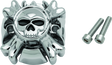 Kuryakyn Replacement Zombie Grip Emblems Without Throttle Boss Chrome Kuryakyn Grips  AXOPROS