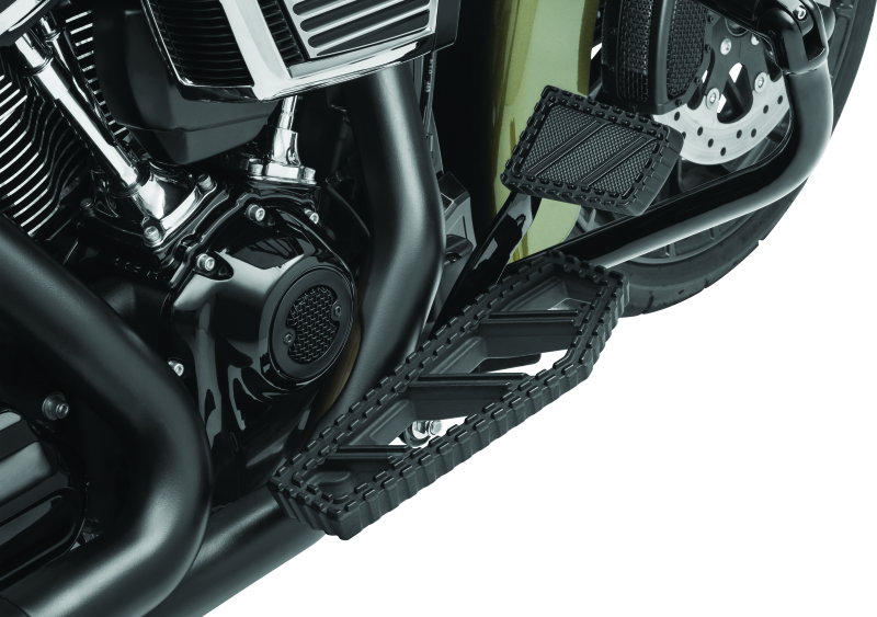 Kuryakyn Riot Brake Pedal Pad FL Models Satin Black Kuryakyn Pedals  AXOPROS