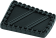 Kuryakyn Riot Brake Pedal Pad FL Models Satin Black Kuryakyn Pedals  AXOPROS