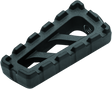 Kuryakyn Riot Shift Peg Satin Black Kuryakyn Footpegs  AXOPROS