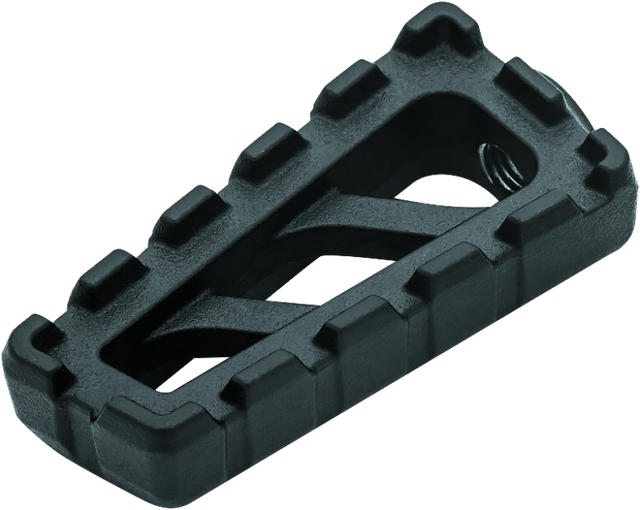 Kuryakyn Riot Shift Peg Satin Black Kuryakyn Footpegs  AXOPROS