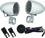 Kuryakyn Road Thunder Speaker Pods Bluetooth Audio Controller Chrome Kuryakyn Audio  AXOPROS