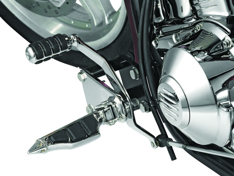 Kuryakyn Round Shift Peg Cover Honda Chrome Kuryakyn Footpegs  AXOPROS