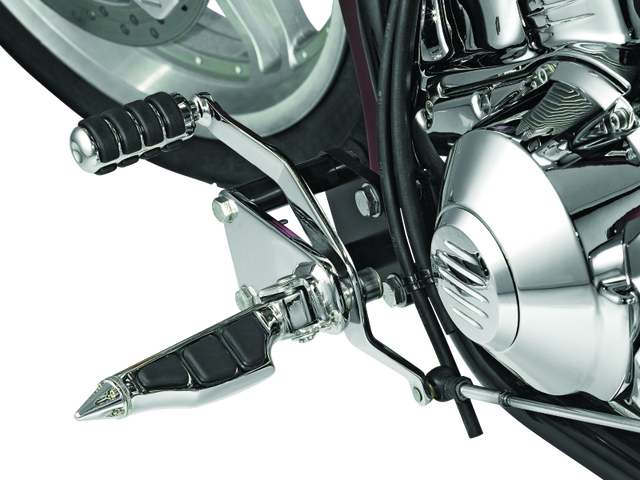 Kuryakyn Round Shift Peg Cover Honda Chrome Kuryakyn Footpegs  AXOPROS