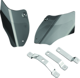 Kuryakyn Saddle Shields Heat Deflectors 00-17 Softail Smoke Kuryakyn Heat Shields  AXOPROS