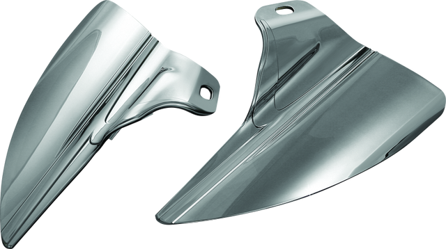 Kuryakyn Saddle Shields Heat Deflectors 09-Up Touring Smoke Kuryakyn Heat Shields  AXOPROS